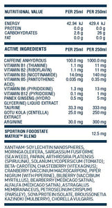 Energiser Matrix (250ml)